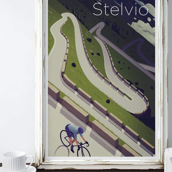 Cycling Print - Stelvio