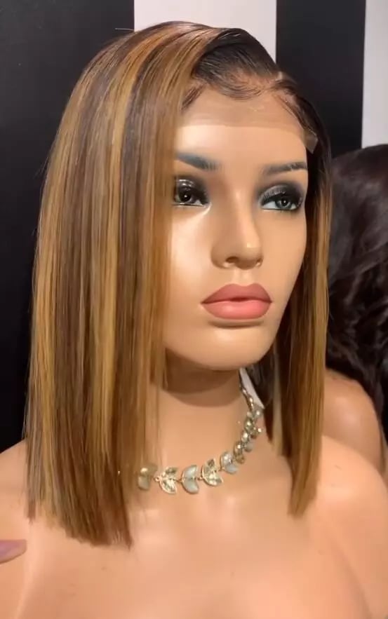Image of Diva hair highlights blonde wig