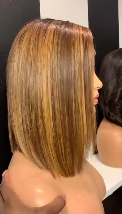 Image of Diva hair highlights blonde wig