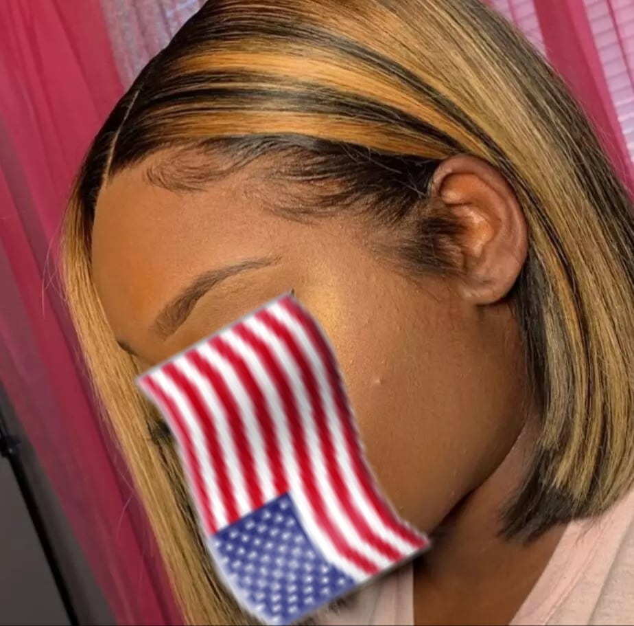 Image of Diva hair highlights blonde wig