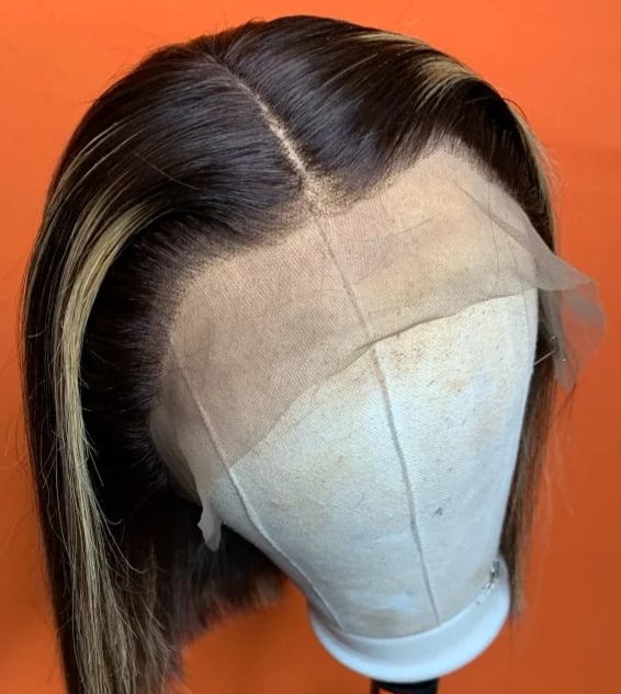 Image of Diva hair highlights blonde wig