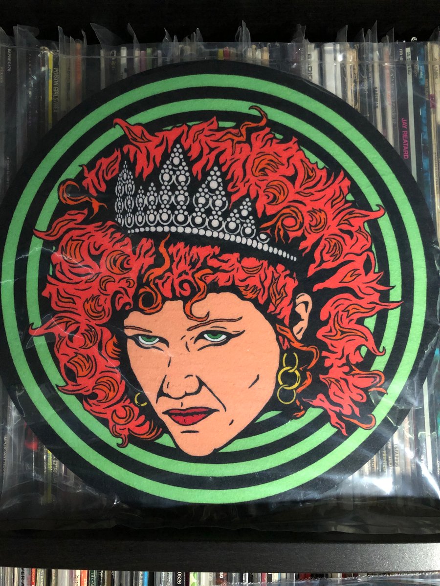 The Cramps' Poison Ivy - Turntable Slipmat | Mood Poison