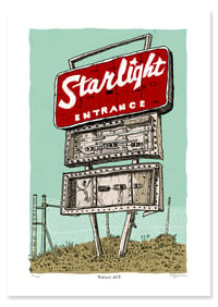 Image 1 of Canberra Starlight Drive-in Limited Edition Digital Print