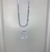 Initial Tennis Chain Necklace