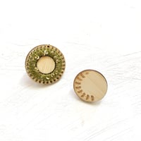 Image 1 of Sage Spiral Pin Set