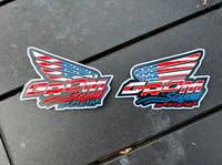 Image 3 of ‘Merica’ Wing Set (embossed/raised style)