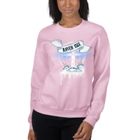 Image 4 of Officially licensed does it hurt Raven Isle white Unisex Sweatshirt