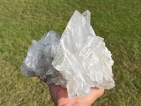Image 4 of Large Clear Quartz Points Cluster Statement Piece #2258