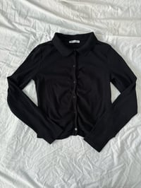 Image 4 of Zara black top // L