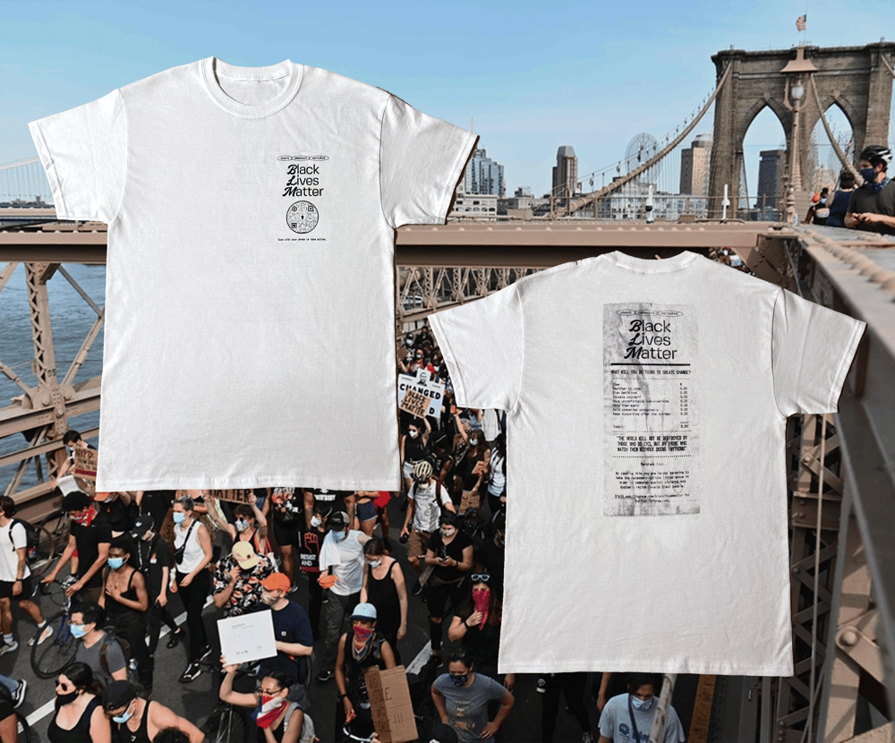 Image of fighting racial injustice doesn't cost shit (but this shirt costs $35)