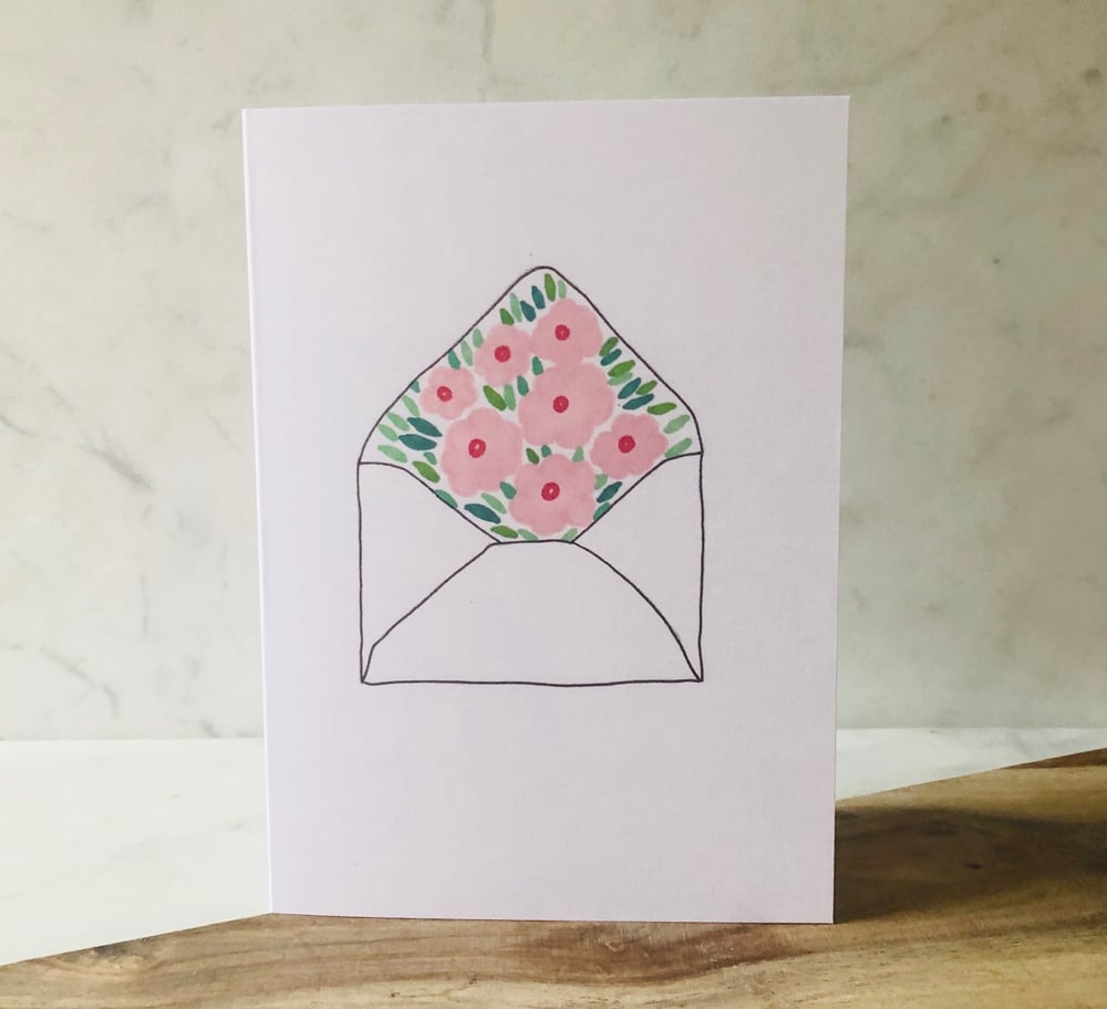 Image of A Hug in an Envelope Greetings Card ii