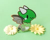 Aromantic Pride Dragon Enamel Pin