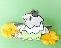 Agender Pride Dragon Enamel Pin