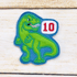 T-Rex Birthday Badge Image 2