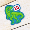 T-Rex Birthday Badge