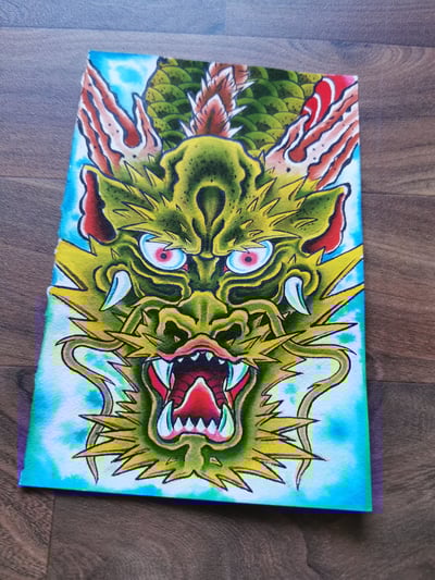 Image of Original dragon painting