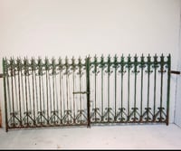 Image 2 of A Pair of Green Garden Gates