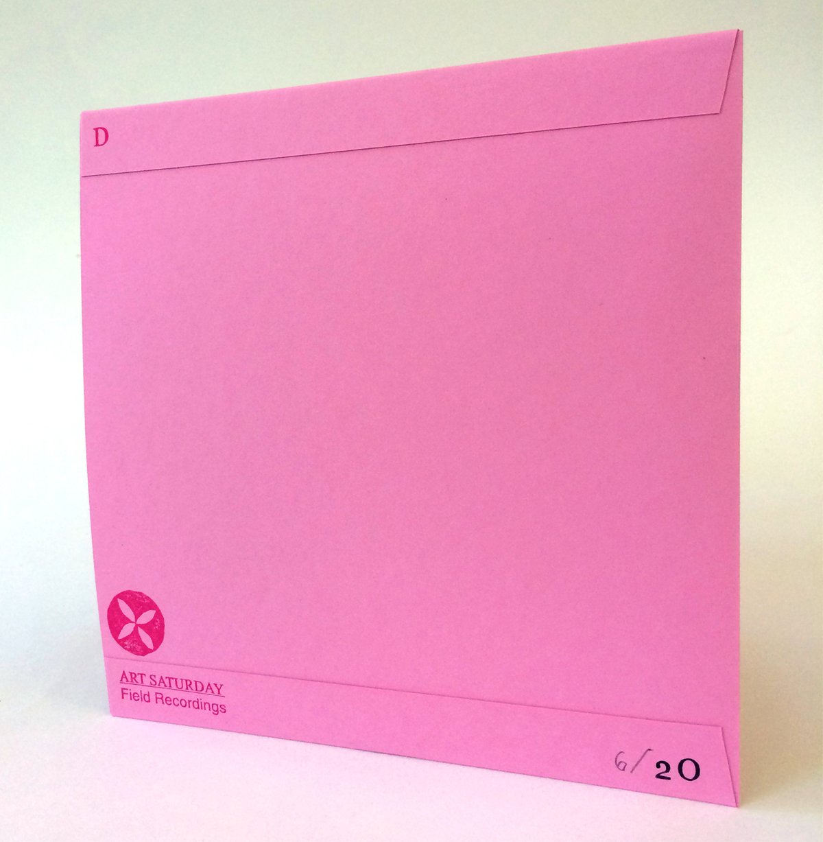 Image of Art Saturday Field Recordings #4 (cover design 2)
