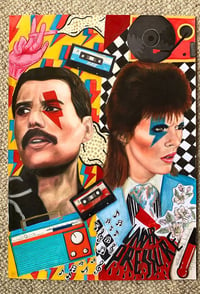 Image 1 of “Under Pressure” Freddie and Bowie Print