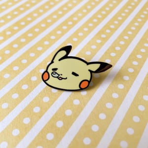 Snoozing Pikafriend Hard Enamel Pin