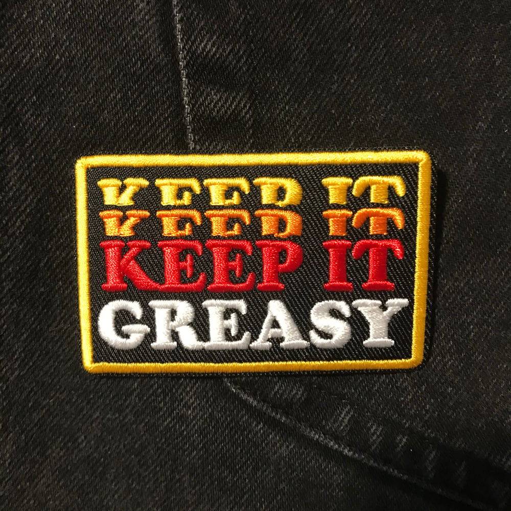 Keep It Greasy Retro Patch