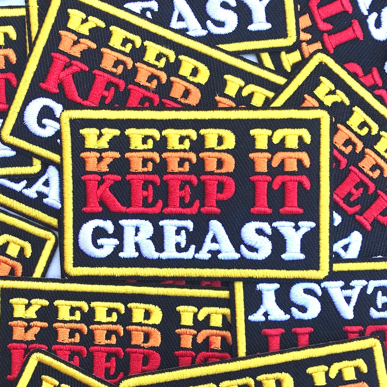 Keep It Greasy Retro Patch