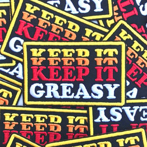 Keep It Greasy Retro Patch