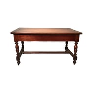 Image 1 of 19th C French Cherry Farm Table