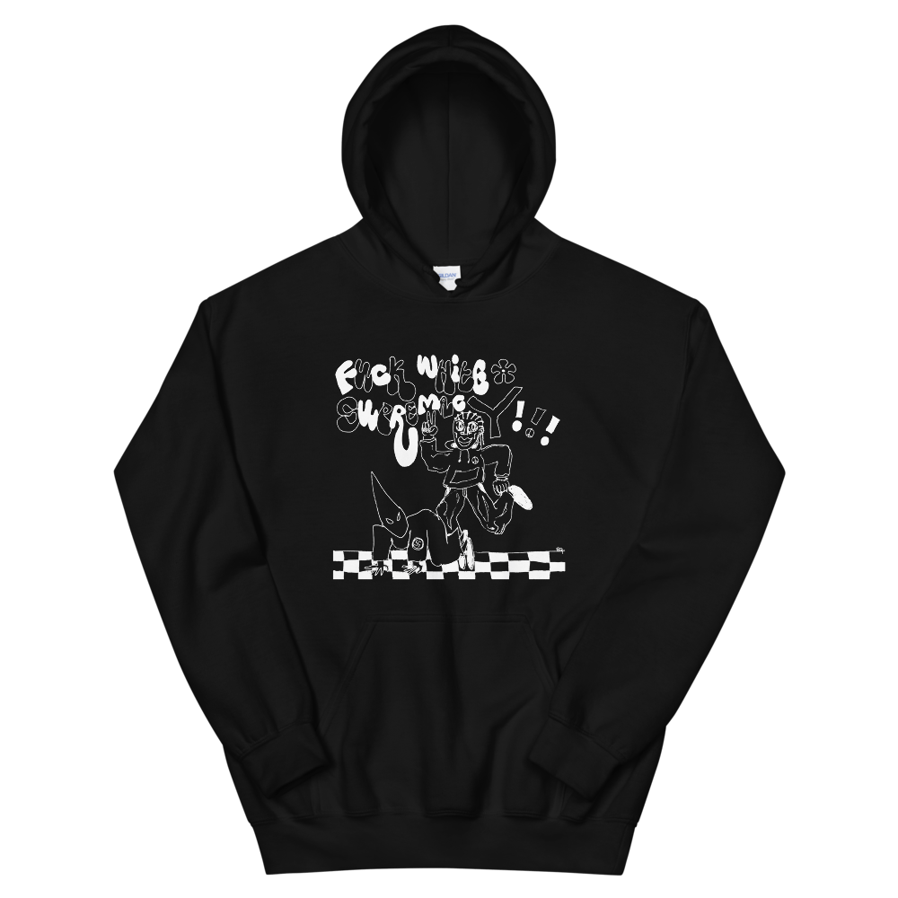 FUCK WHITE SUPREMACY HOODIE (Black)