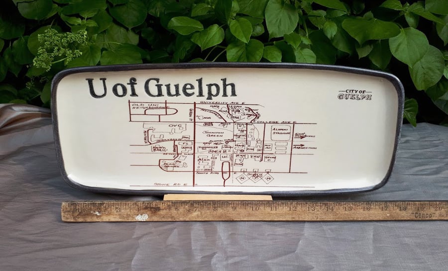 Image of U of Guelph Large Platter PICK UP ONLY