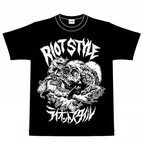Image of Riot Style X Verdy Skate Rat™️ T-Shirt Black (VK Design)