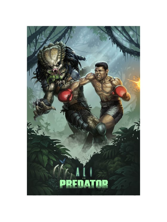 Image of Ali vs Predator open edition