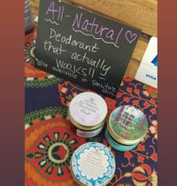 Image of 2 oz. Natural deodorant - now also available in baking soda free, for sensitive skin!