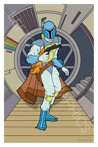 Image 2 of ANIMATED BOUNTY HUNTER ART PRINT