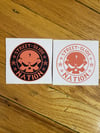 Street Glode Nation orange sticker set