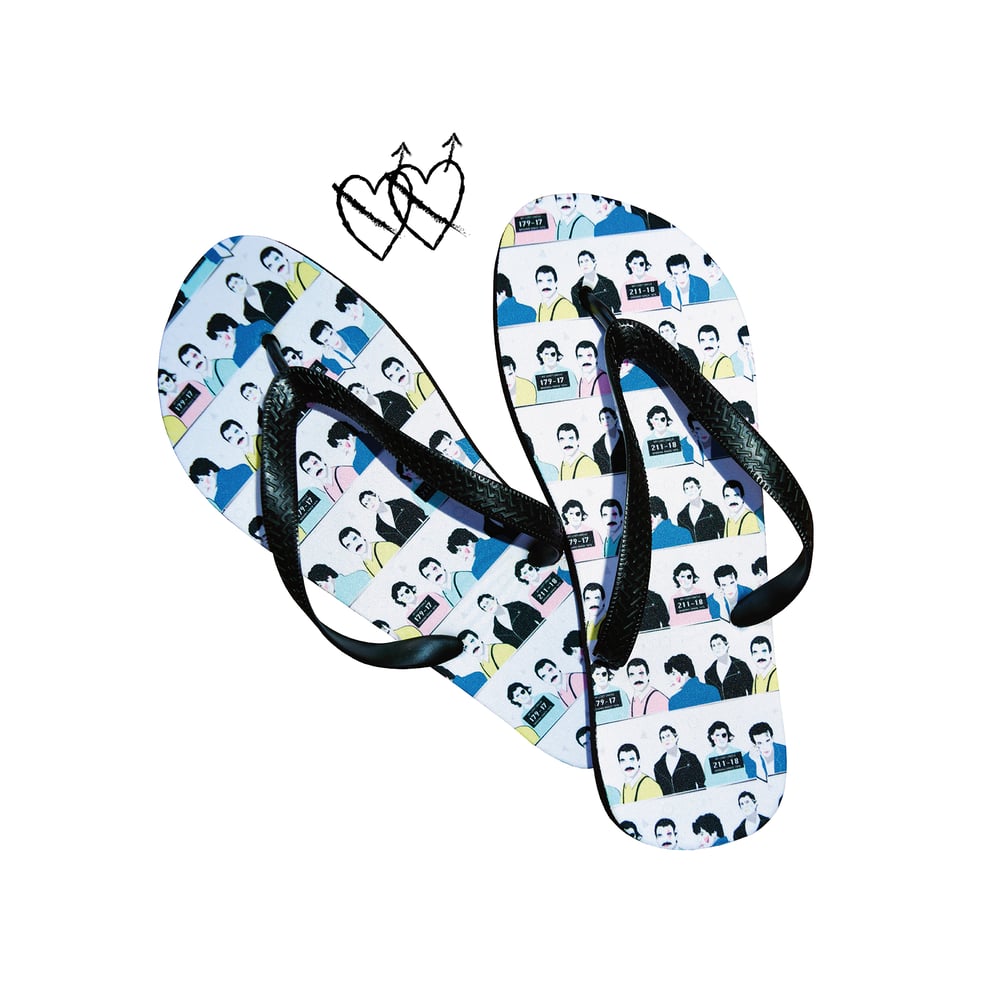 Image of Twisted Brothers Flip Flops