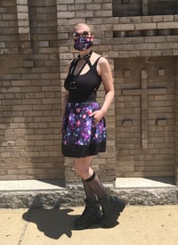 Image 2 of Glitter Galaxy Circle Skirt (with pockets)