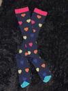 MULTICOLOR "HEART ME" SOCKS 