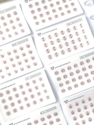 Image of Mini Transparent Neutral Line Icons