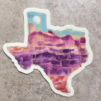 Image 2 of "Big Bend Texas" Sticker