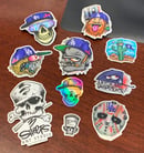 Image 2 of 3 Sheets DODGER Sticker Packs