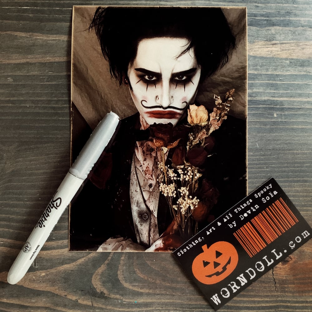 Sander Cohen BioShock Signed Print WORN DOLL