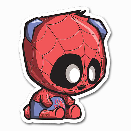 Image of Spider-Panda Sticker