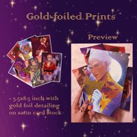 Gold-foiled Art Prints