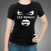 T-SHIRT NERO LOGO FACCIA DONNA / WOMEN'S FACE LOGO