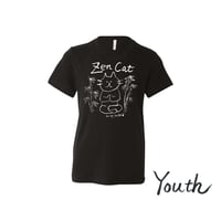Image 3 of WOW "Zen Cat" Youth T-Shirt