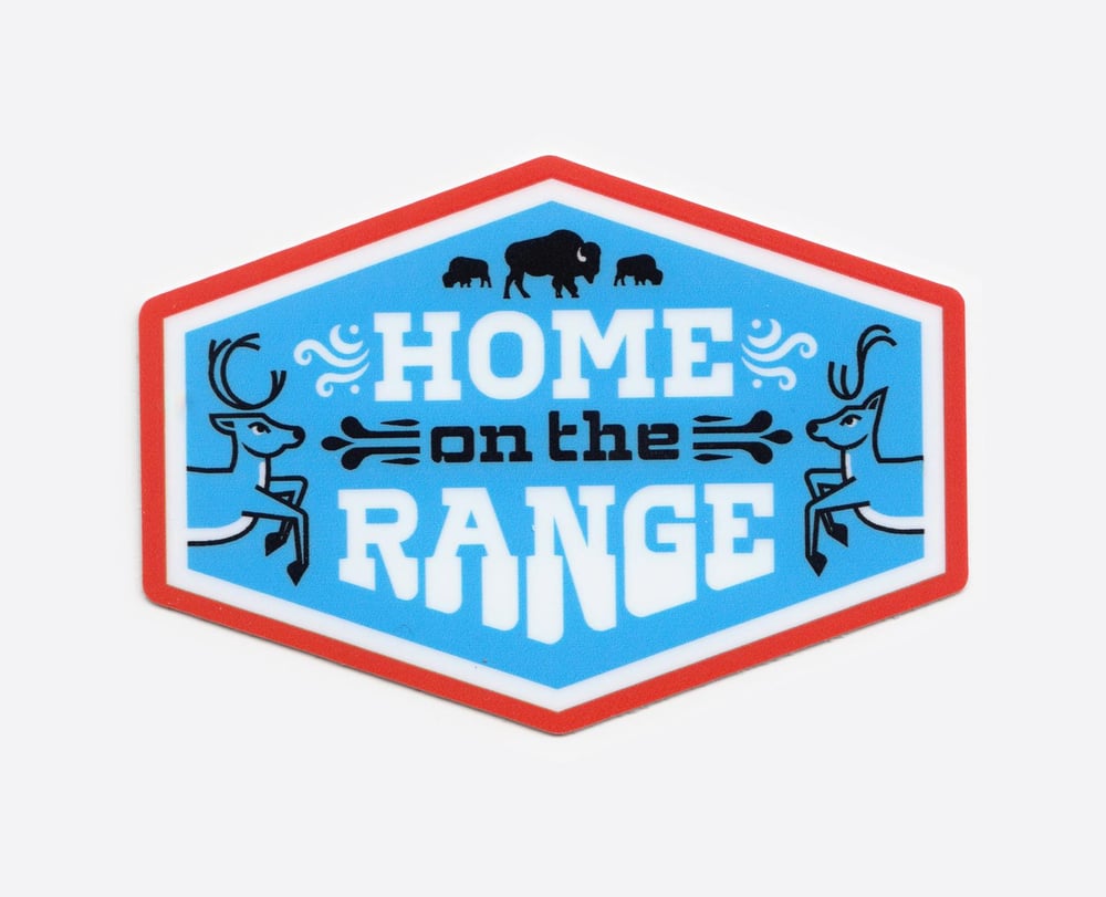 Image of Home on the Range Sticker