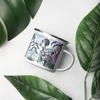 Afro-Mermaid Enamel Mug