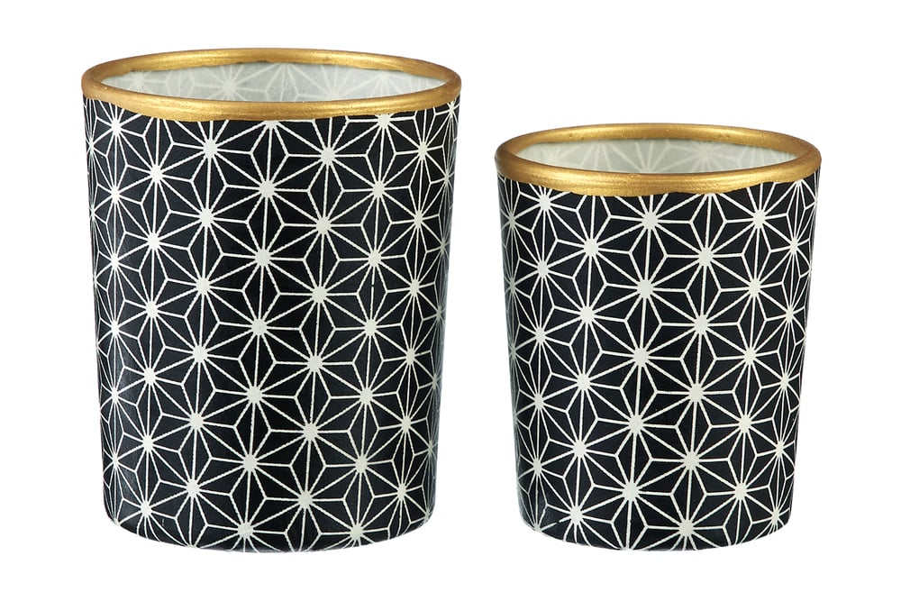 Image of Candle holders * Black stars