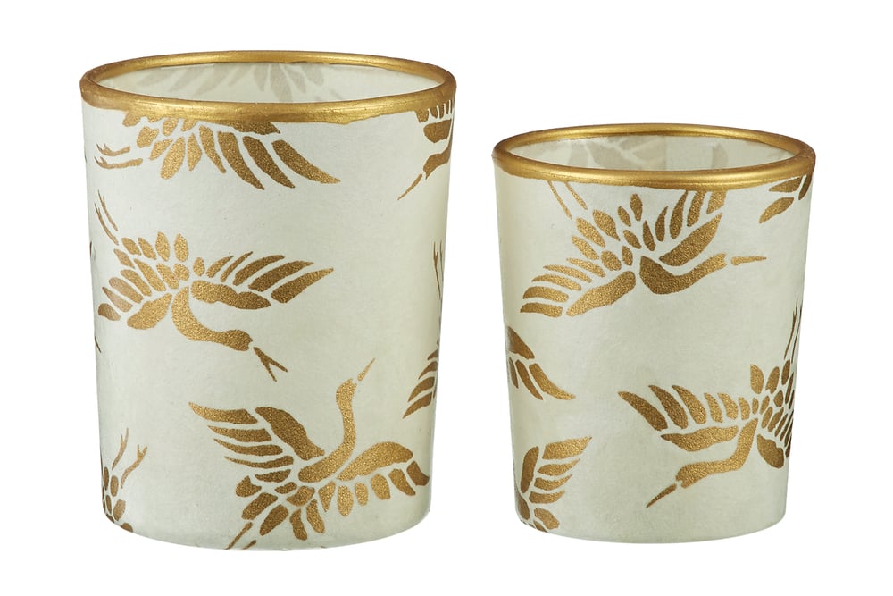 Image of Candle holders * Golden birds